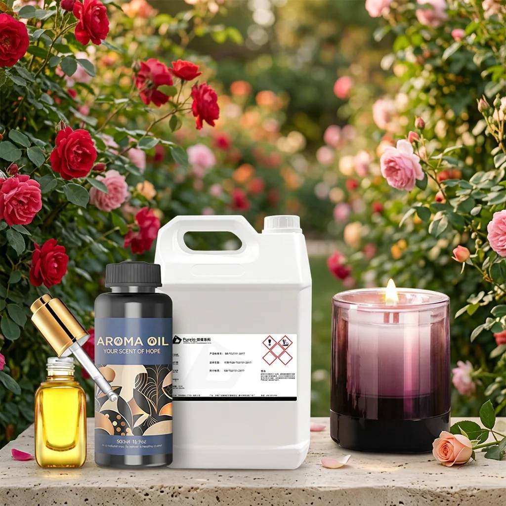 CNUS Wholesale French Rose Non Toxic Scented Fragrance Oil for Blend Reducing Stress Lifting Mood